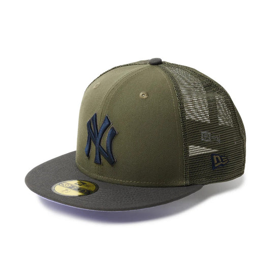 NEW ERA NEW YORK YANKEES - 59FIFTY TRACKER NEYYAN HYDRANGEA NEW OLIVE【14745130】