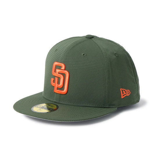 NEW ERW San Diego Padres - 59FIFTY OUT DOOR TECH AIR DOT AIR DARK GREEN【14774429】