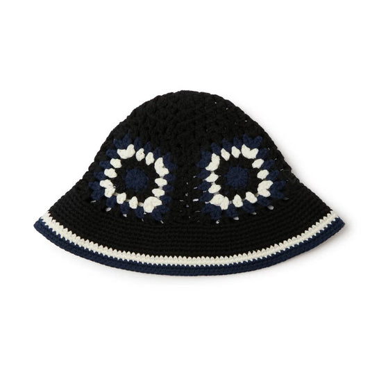 NEW ERA - CROCHET KNIT EXPLORER BLACK/CHROME/BLUE【15136931 】