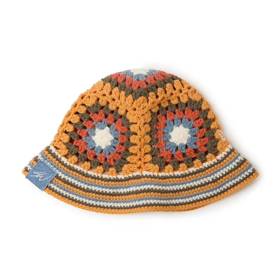NEW ERA -  CROCHET KNIT BUCKET EXPLORER SEAN WOTHERSPOON TANGO ORANGE【15156374】