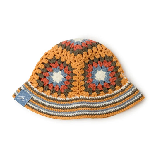 NEW ERA -  CROCHET KNIT BUCKET EXPLORER SEAN WOTHERSPOON TANGO ORANGE【15156374】