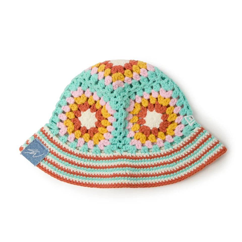 NEW ERA - CROCHET KNIT BUCKET EXPLORER SEAN WOTHERSPOON BLUE TINT【15156375】