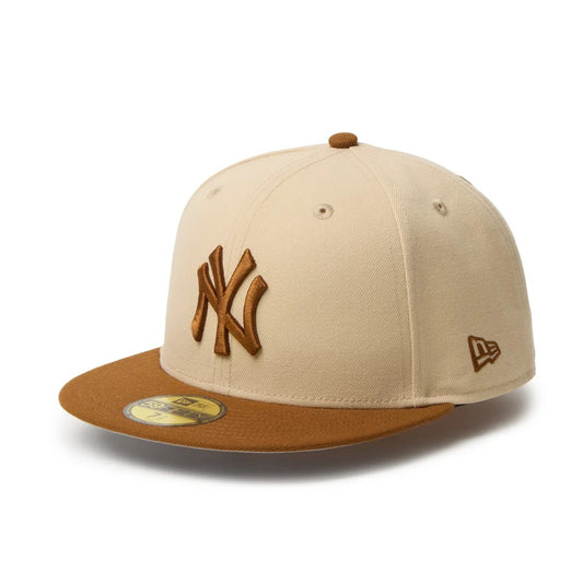 NEW ERA - 59FIFTY POWERED BY GORO NEW YORK YANKEES OAT MILK / TIRAMISU【15175514】