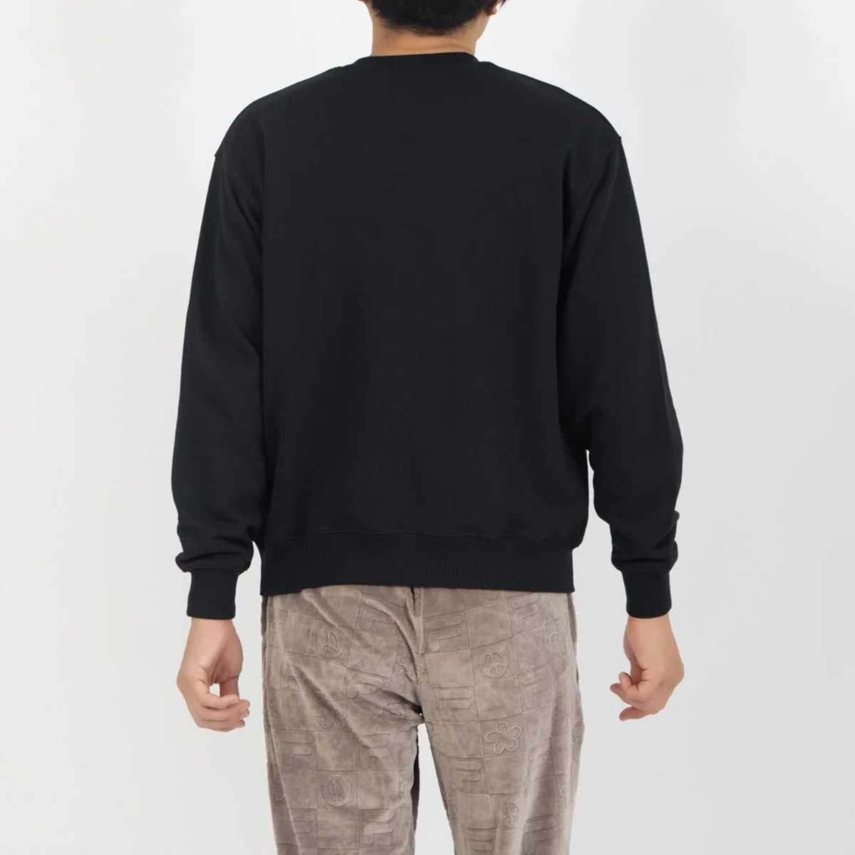 DE LA SOUL×FILA - SWEAT SHIRT BLACK【SM6FBU704】