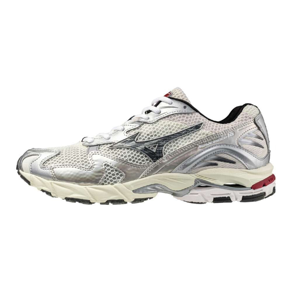MIZUNO WAVE RIDER 10  OFF WHITE/BLACK/RED【D1GA2431-11】