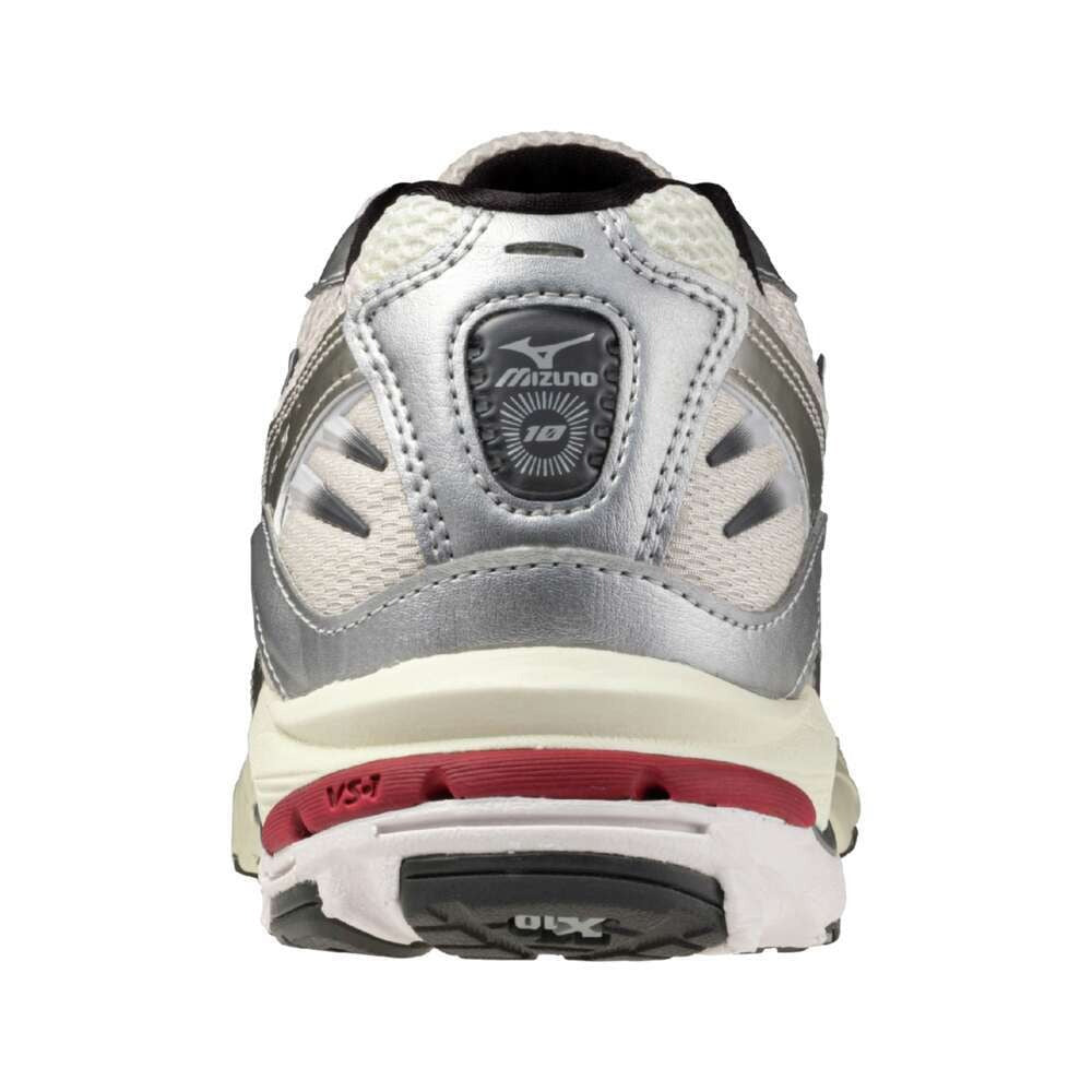 MIZUNO WAVE RIDER 10  OFF WHITE/BLACK/RED【D1GA2431-11】