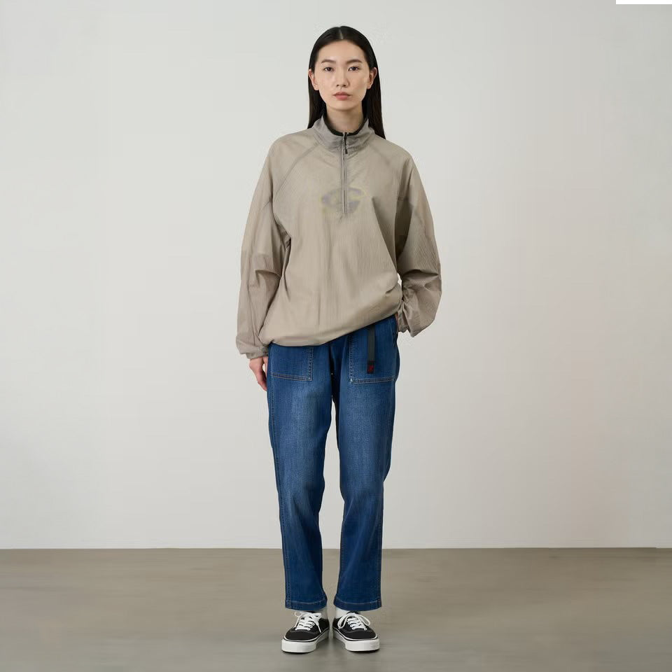 Gramicci - STRETCH DENIM LOOSE TAPERED RIDGE PANT DARK USED【GUP6-SJP009】