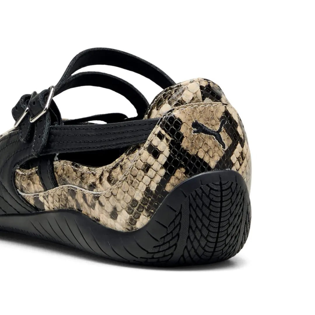 PUMA - SPEEDCAT BALLET SNAKE WNS PUMA BLACK-VAPOR GRAY【405326-01】