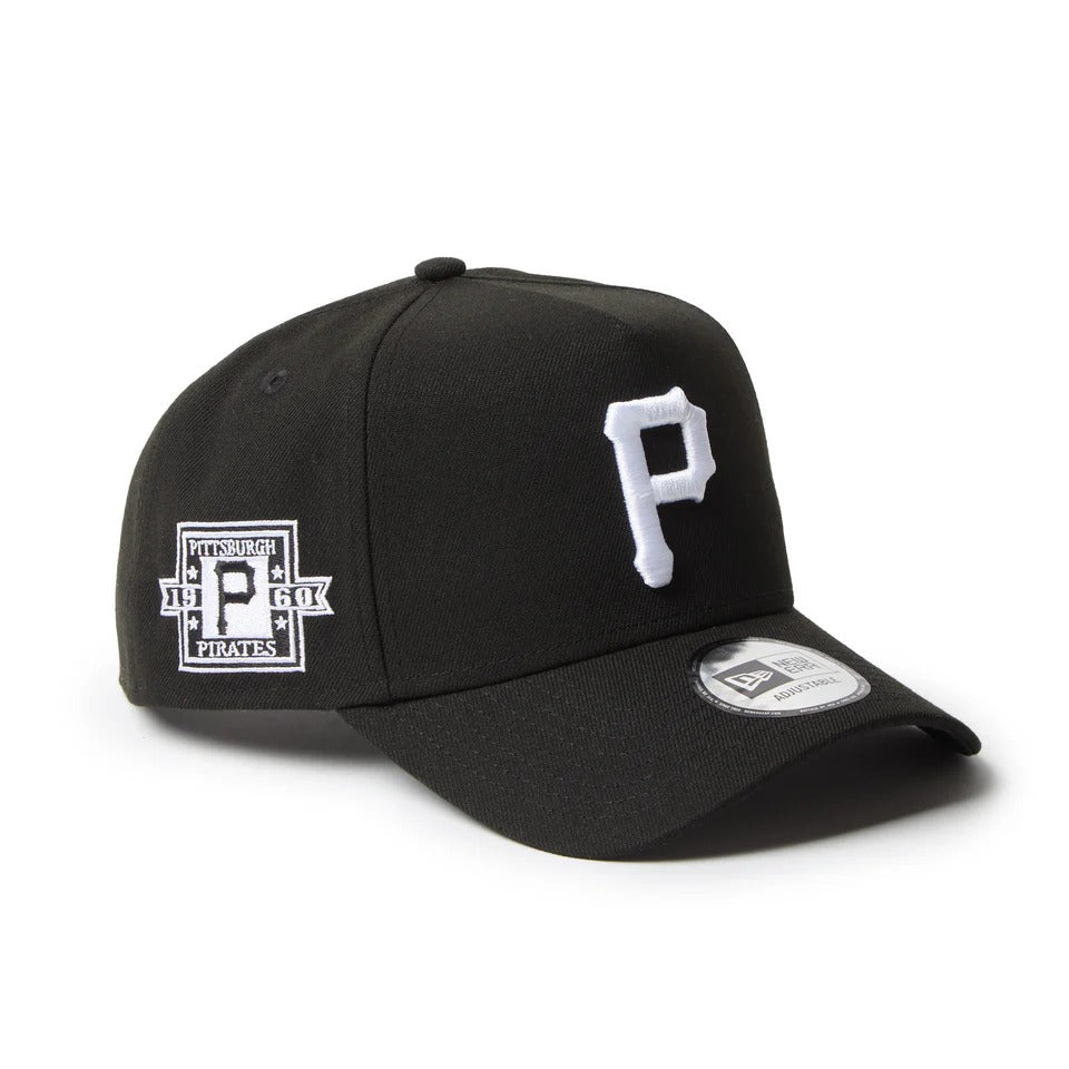 NEW ERA Pittsburgh Pirates - 9FOURTY A-Frame MLB BLACK/WHITE【14667882】