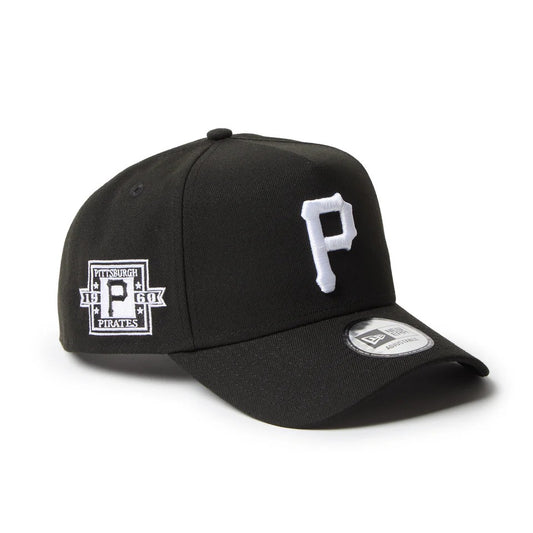 NEW ERA Pittsburgh Pirates - 9FOURTY AF MLB BLK and WHI PITPIR BLK【14667882】