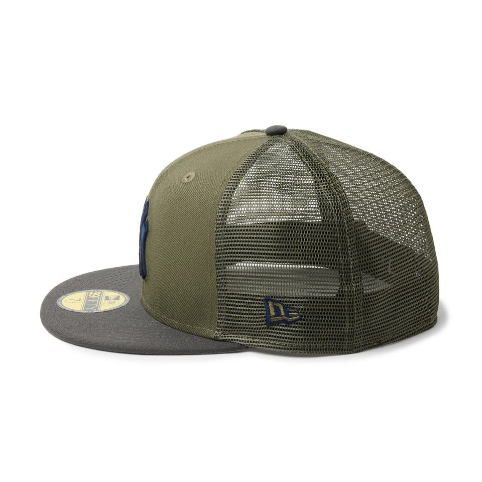 NEW ERA NEW YORK YANKEES - 59FIFTY TRACKER NEYYAN HYDRANGEA NEW OLIVE【14745130】