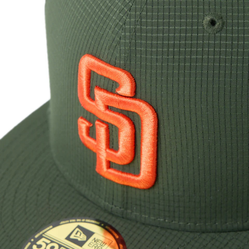 NEW ERW San Diego Padres - 59FIFTY OUT DOOR TECH AIR DOT AIR DARK GREEN【14774429】