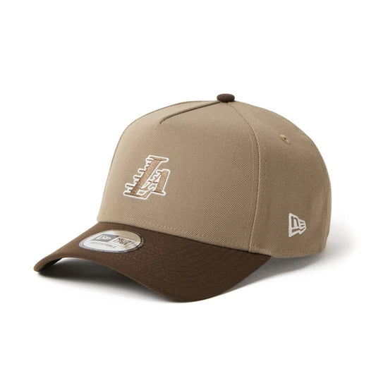 NEW ERA - Los Angeles Lakers 9FORTY A-Frame NBA KHAKI/WALNUT【15137135】