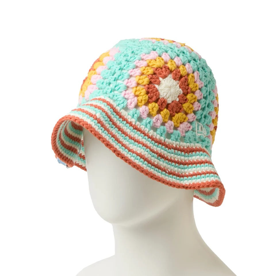 NEW ERA - CROCHET KNIT BUCKET EXPLORER SEAN WOTHERSPOON BLUE TINT【15156375】
