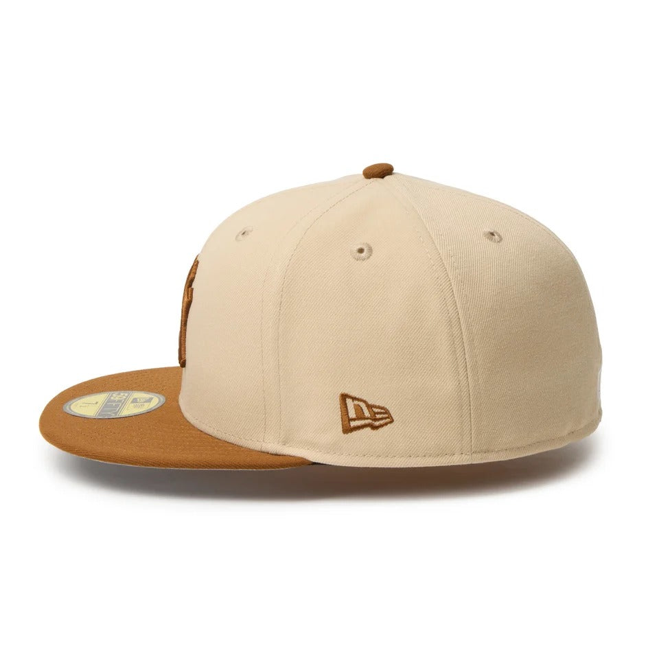 NEW ERA - 59FIFTY POWERED BY GORO NEW YORK YANKEES OAT MILK / TIRAMISU【15175514】