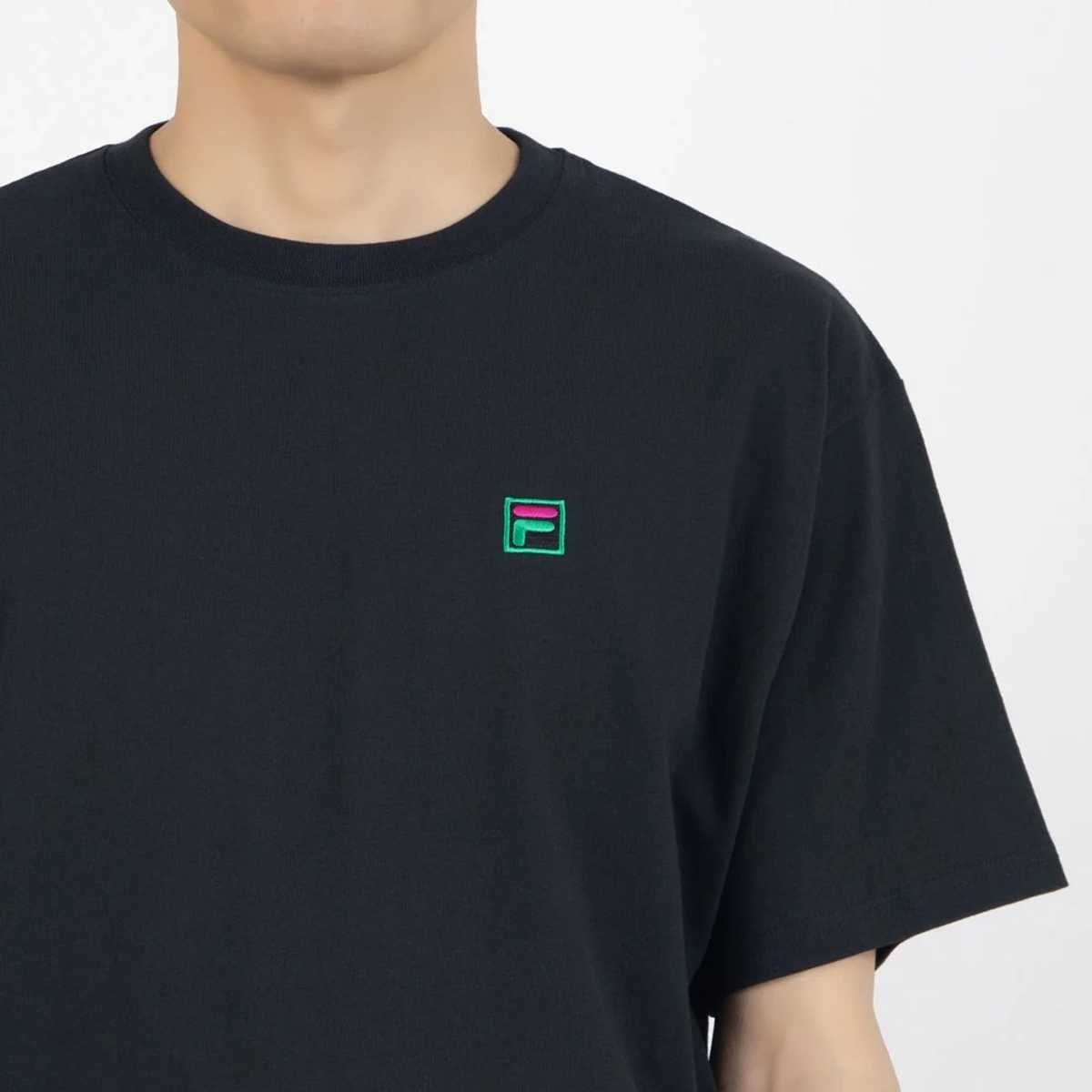 DE LA SOUL×FILA - GRAPHIC TEE BLACK【SM6FAU706】