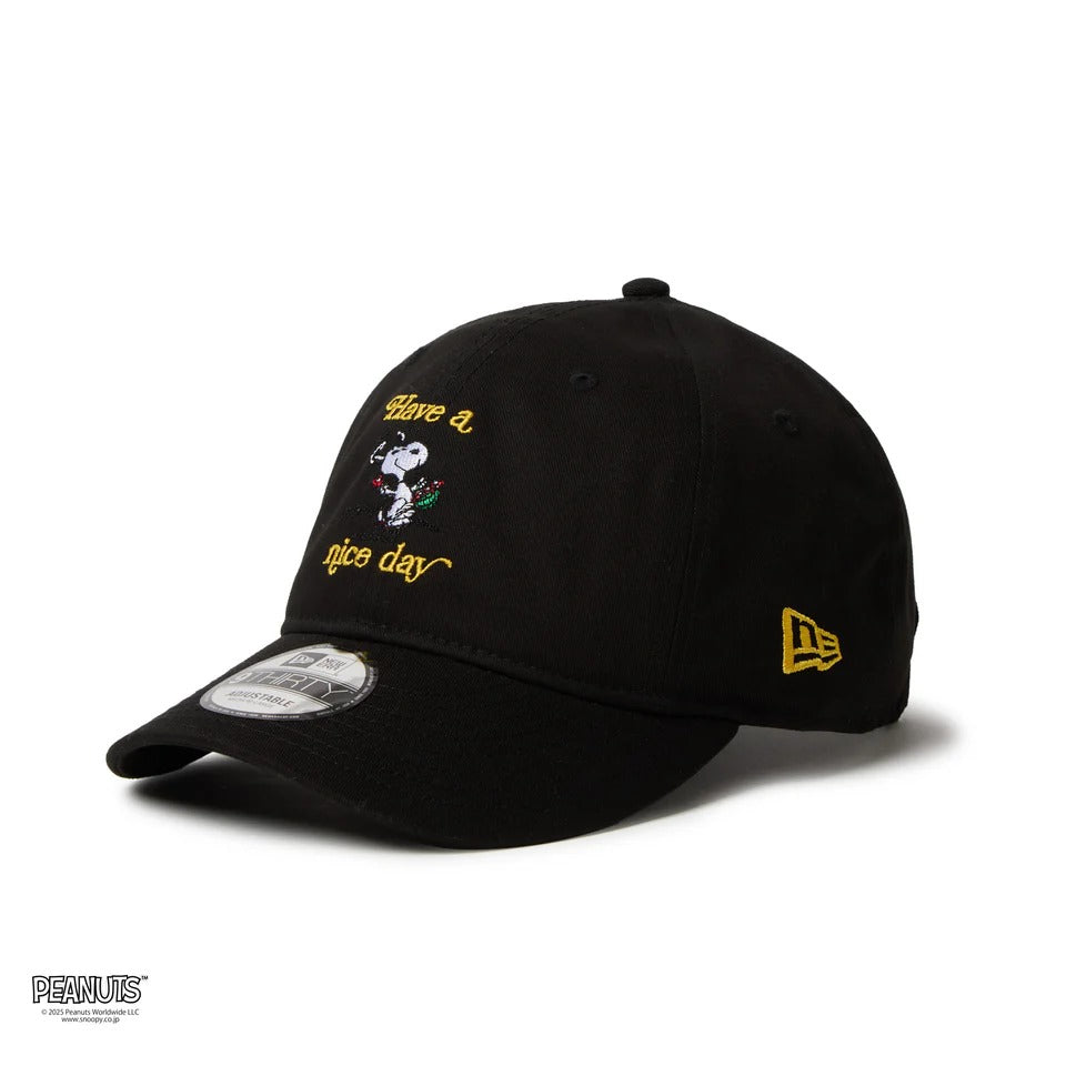 NEW ERA PEANUTS  - 9THIRTY HAVE A NICE DAY BLACK 【14682588 】