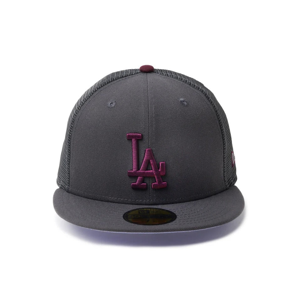 NEW ERA LOS ANGELES DODGERS - 59FIFTY TRACKER HYDRANGEA GRAY【14745132】