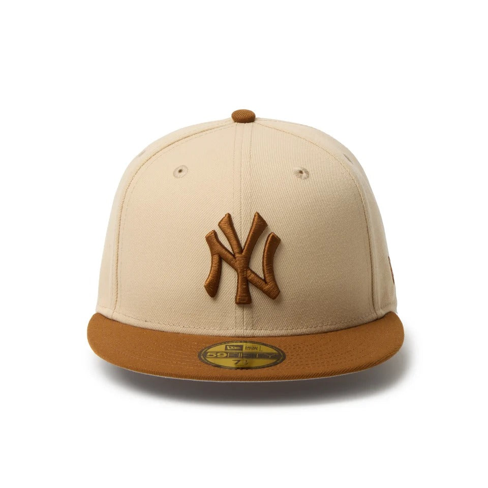 NEW ERA - 59FIFTY POWERED BY GORO NEW YORK YANKEES OAT MILK / TIRAMISU【15175514】