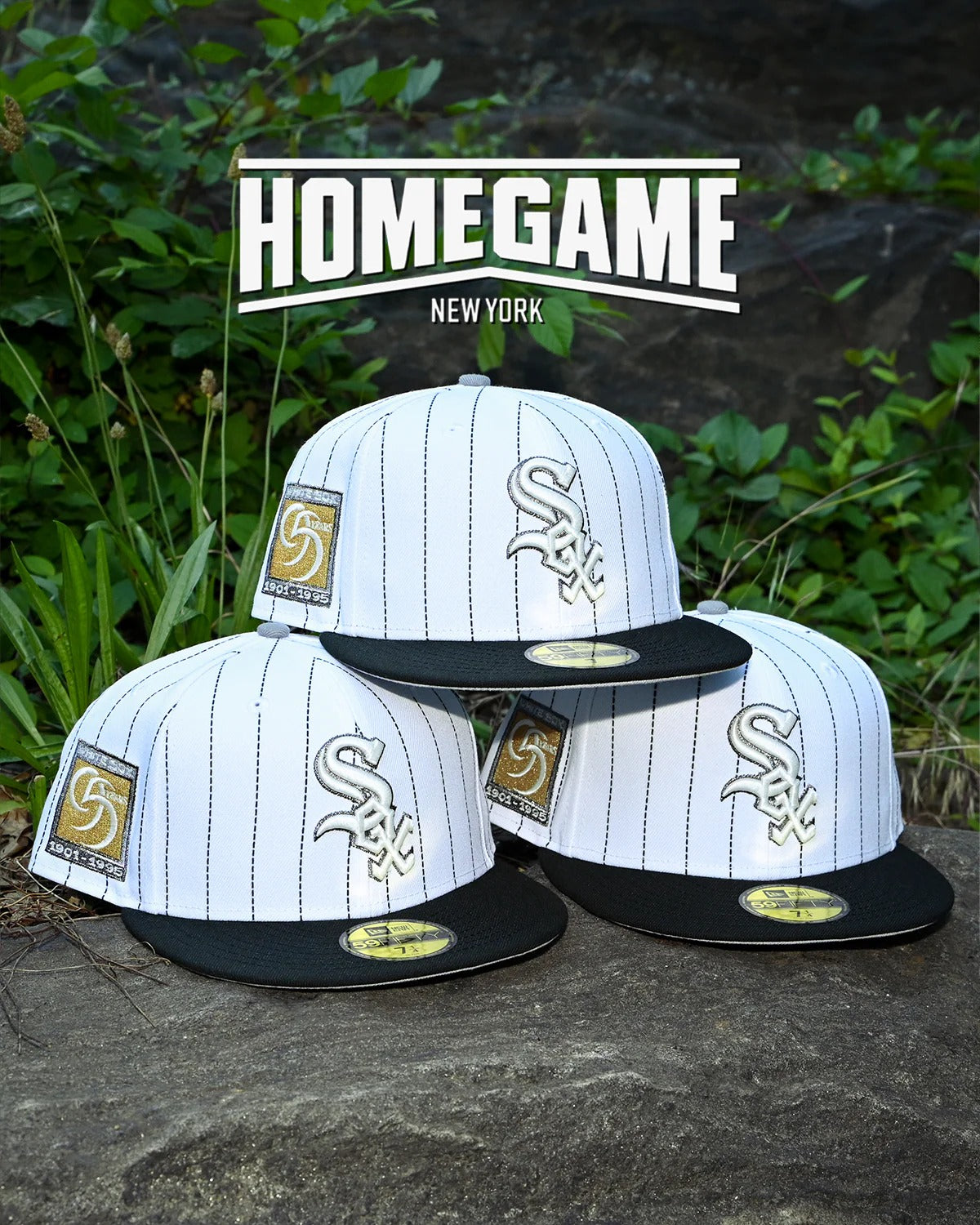 NEW ERA - Chicago White Sox 95 Years 59Fifty White/Black