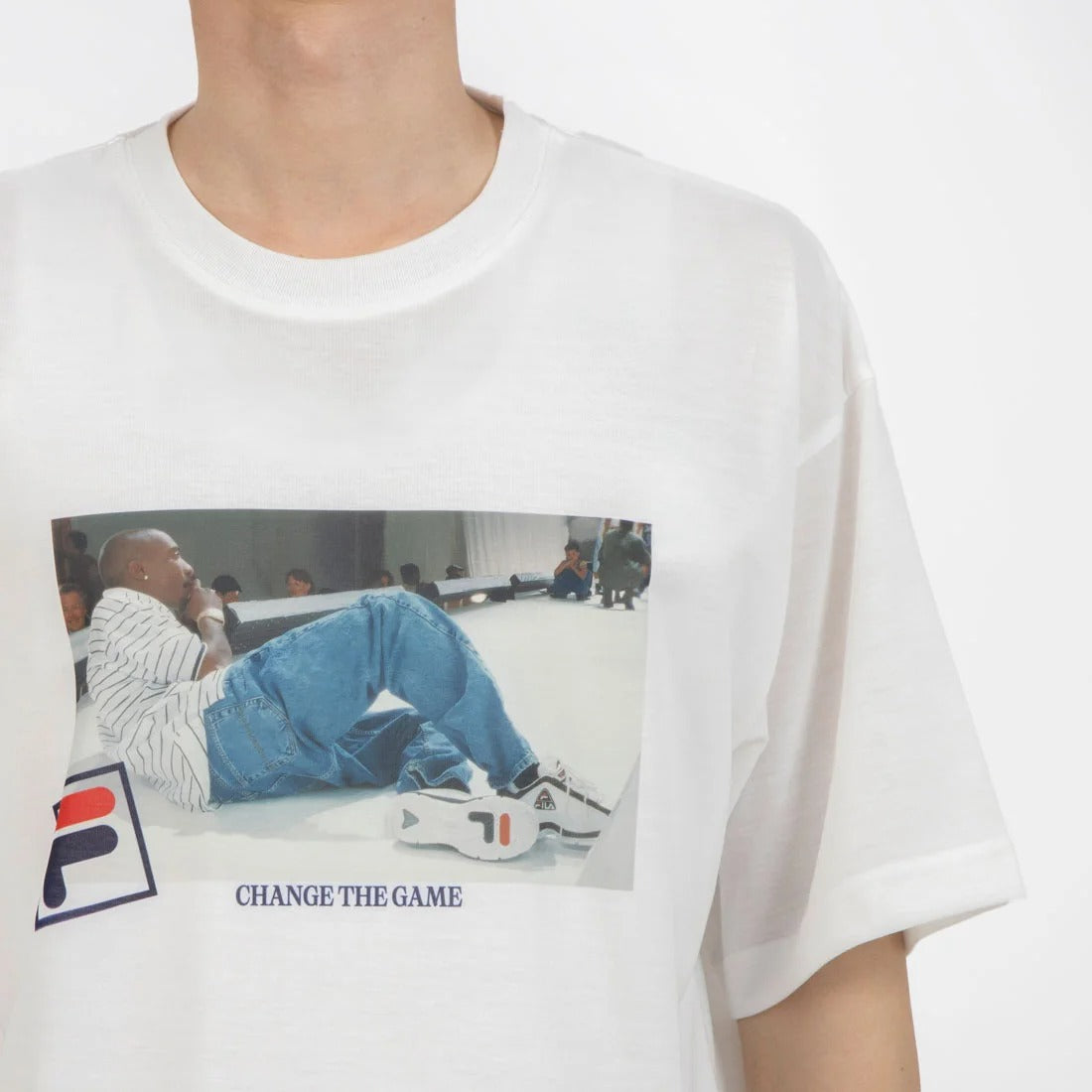 FILA - S/S PHOTO TEE01 WHITE【SM6SAU701-WT0】