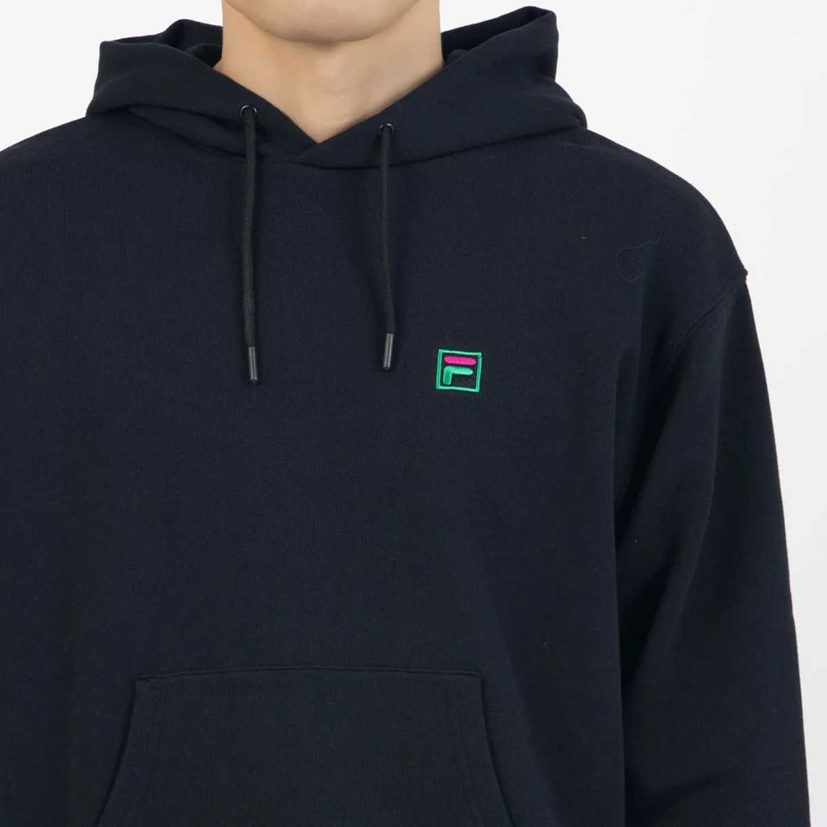 DE LA SOUL×FILA - HOODIE BLACK【SM6FBU703】