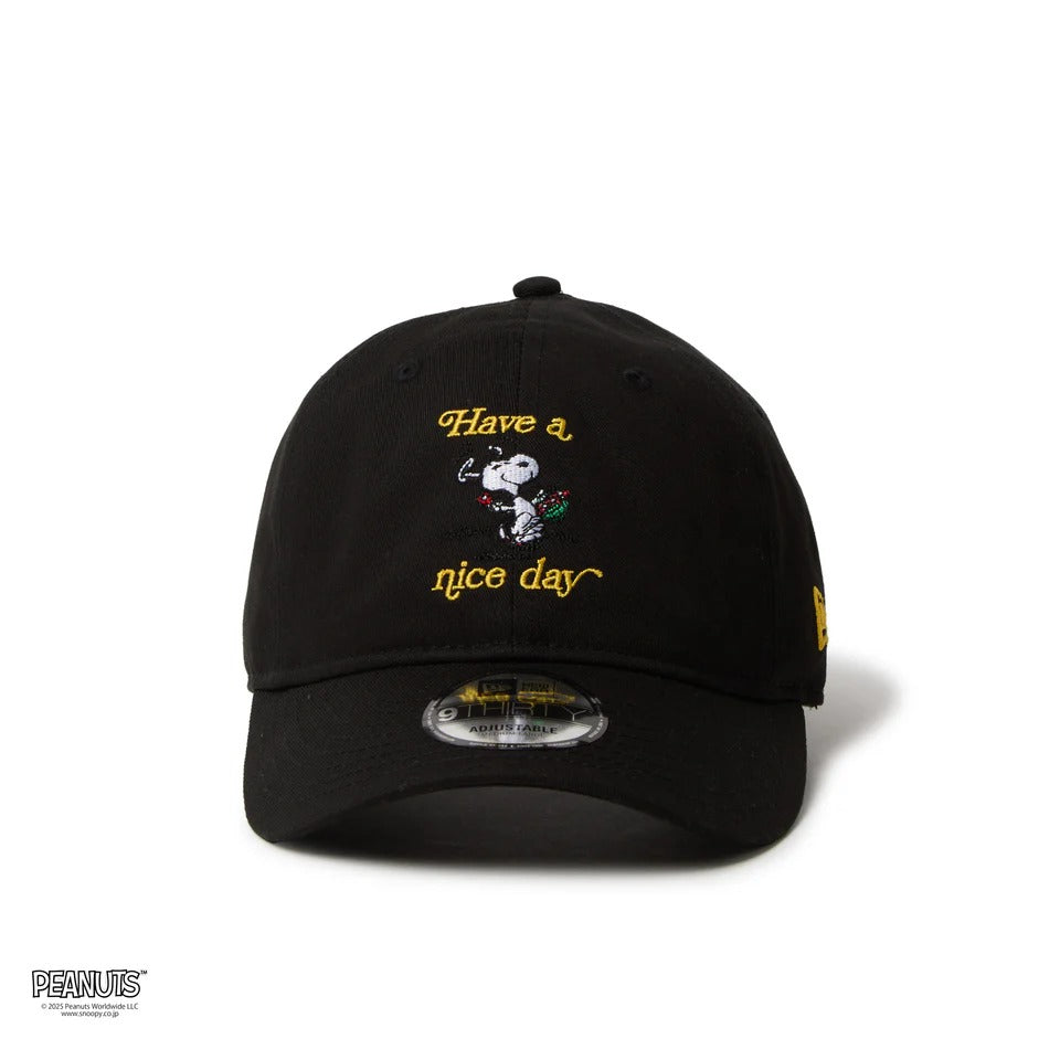 NEW ERA PEANUTS  - 9THIRTY HAVE A NICE DAY BLACK 【14682588 】