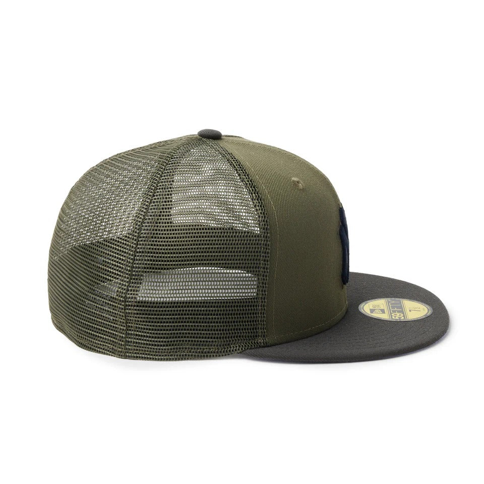 NEW ERA NEW YORK YANKEES - 59FIFTY TRACKER NEYYAN HYDRANGEA NEW OLIVE【14745130】