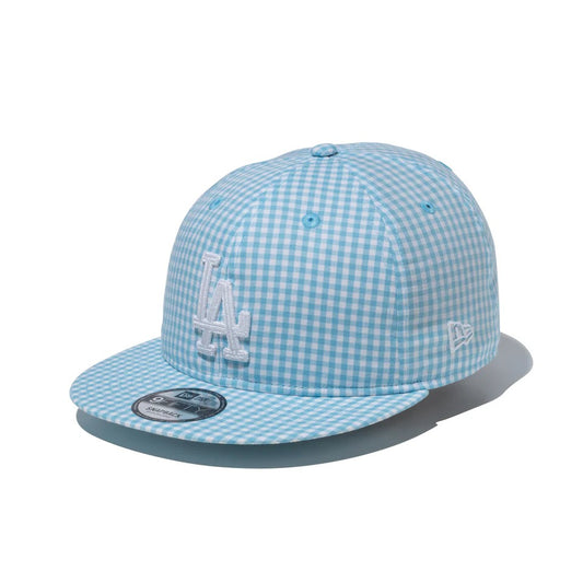 NEW ERA Los Angeles Dodgers - 9FIFTY Soft Buckram Father's Day CHECK LIGHT BLUE【15146310】