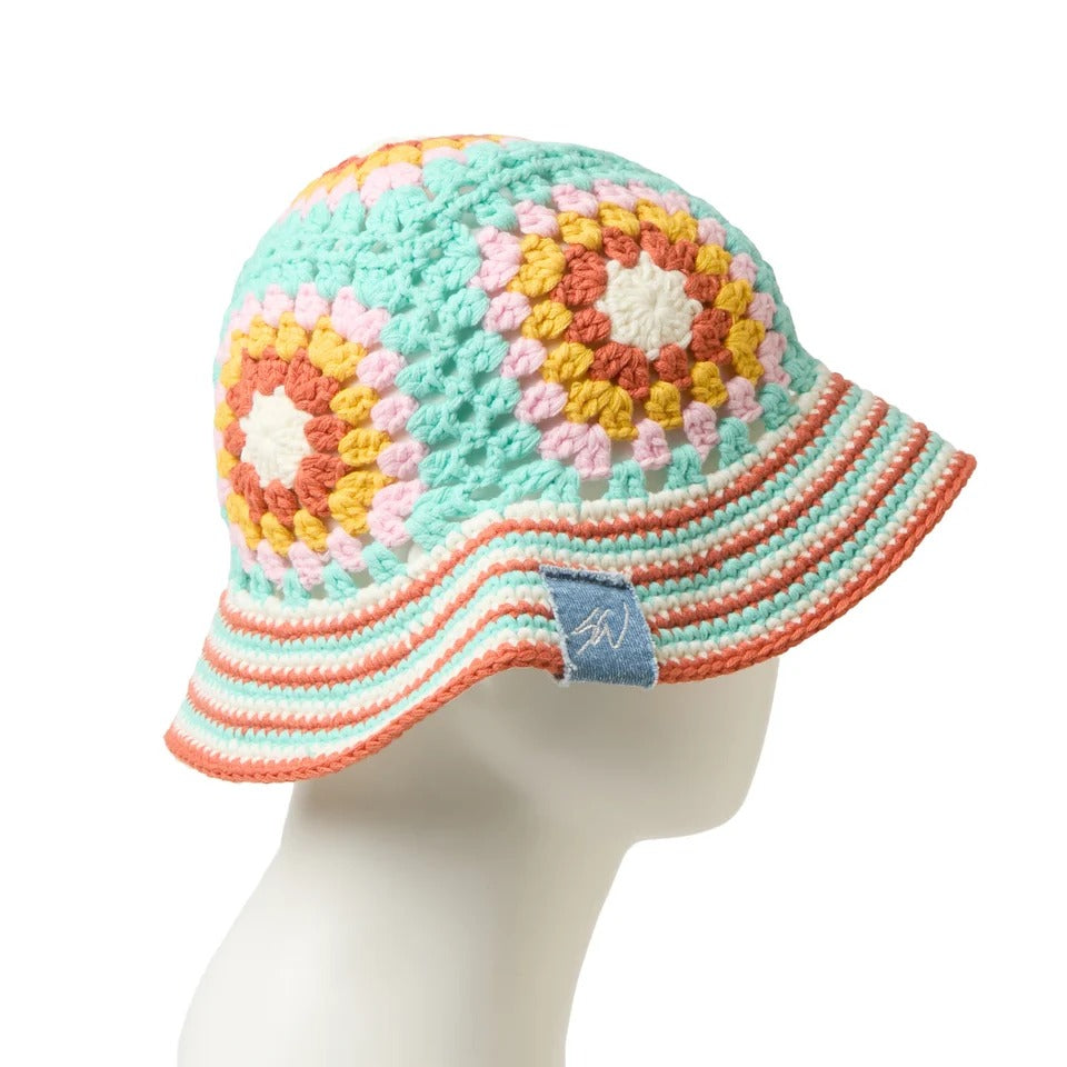 NEW ERA - CROCHET KNIT BUCKET EXPLORER SEAN WOTHERSPOON BLUE TINT【15156375】