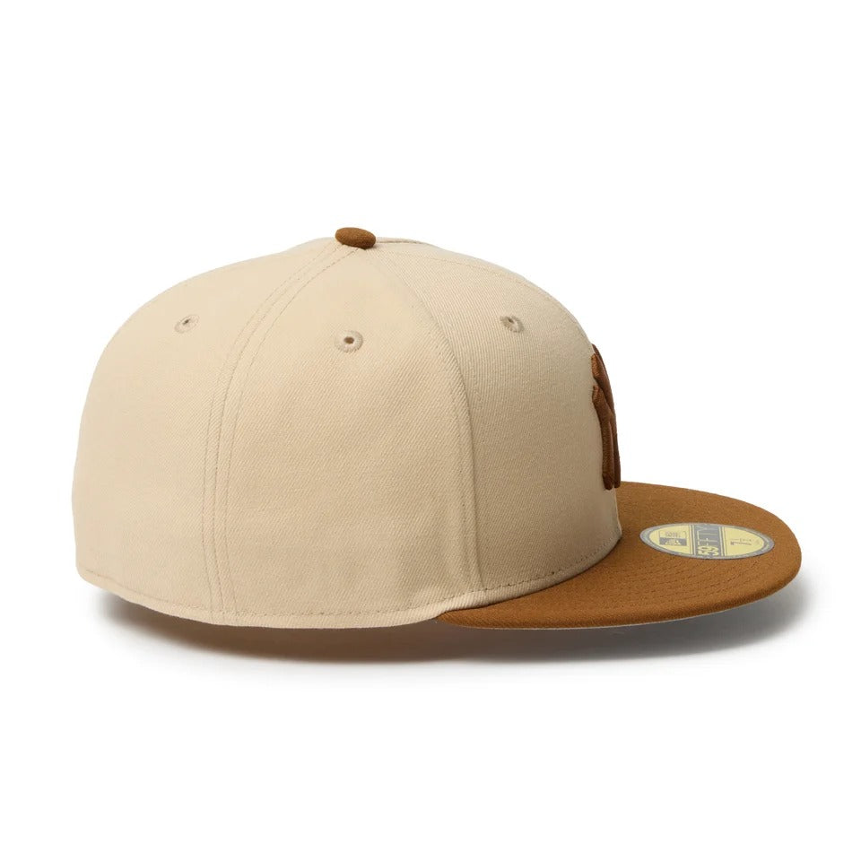 NEW ERA - 59FIFTY POWERED BY GORO NEW YORK YANKEES OAT MILK / TIRAMISU【15175514】