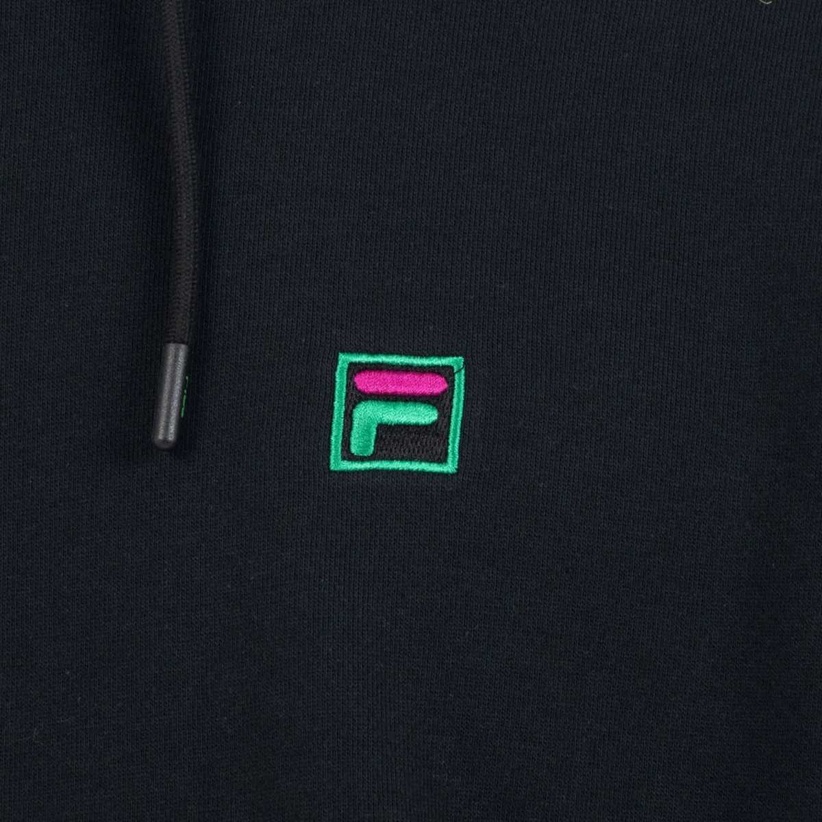DE LA SOUL×FILA - HOODIE BLACK【SM6FBU703】