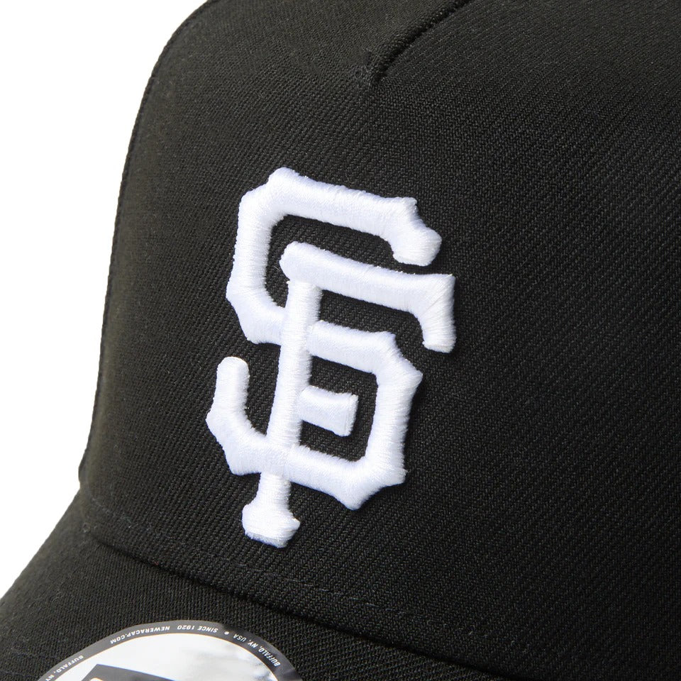NEW ERA San Francisco Giants - 9FOURTY A-Frame MLB BLACK/WHITE【14667881】