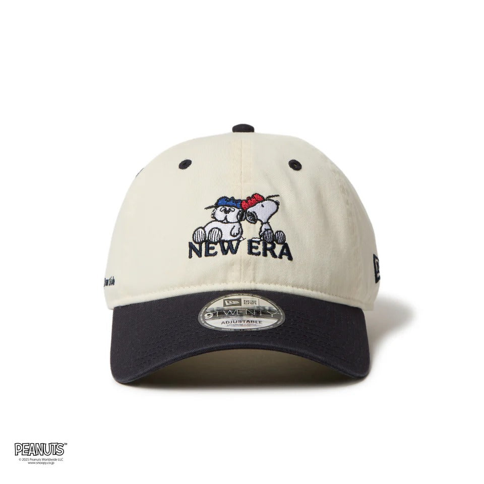 NEW ERA PEANUTS - 9TWENTY SNOOPY AND OLAF CHROME/NAVY【14682619】