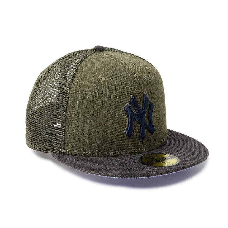 NEW ERA NEW YORK YANKEES - 59FIFTY TRACKER NEYYAN HYDRANGEA NEW OLIVE【14745130】