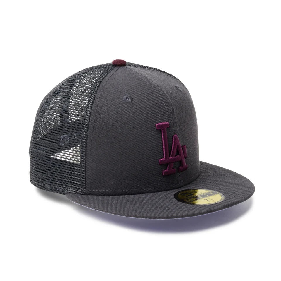 NEW ERA LOS ANGELES DODGERS - 59FIFTY TRACKER HYDRANGEA GRAY【14745132】