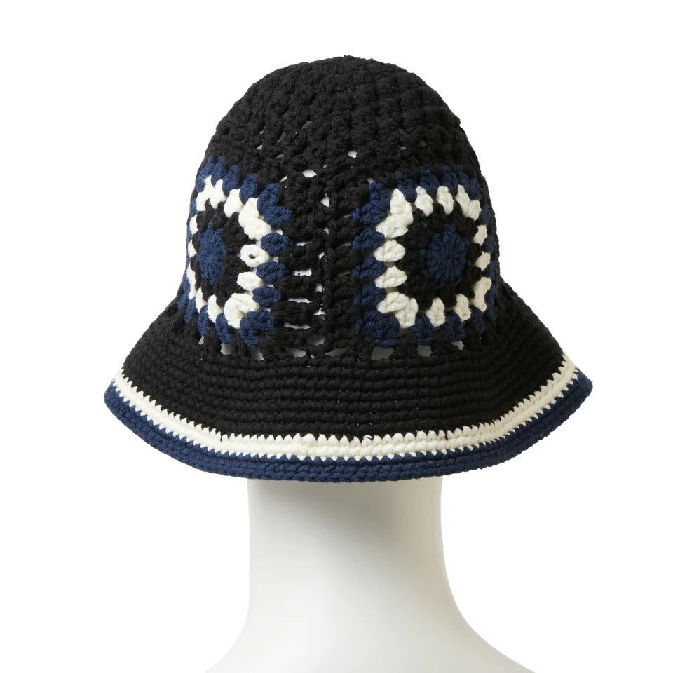 NEW ERA - CROCHET KNIT EXPLORER BLACK/CHROME/BLUE【15136931 】