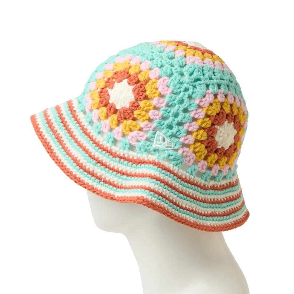 NEW ERA - CROCHET KNIT BUCKET EXPLORER SEAN WOTHERSPOON BLUE TINT【15156375】