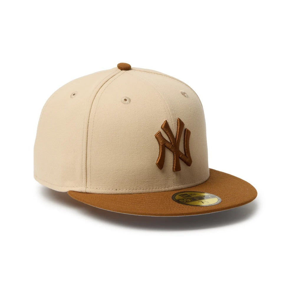 NEW ERA - 59FIFTY POWERED BY GORO NEW YORK YANKEES OAT MILK / TIRAMISU【15175514】