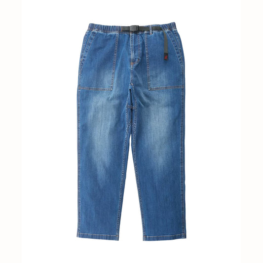 Gramicci - STRETCH DENIM LOOSE TAPERED RIDGE PANT DARK USED【GUP6-SJP009】