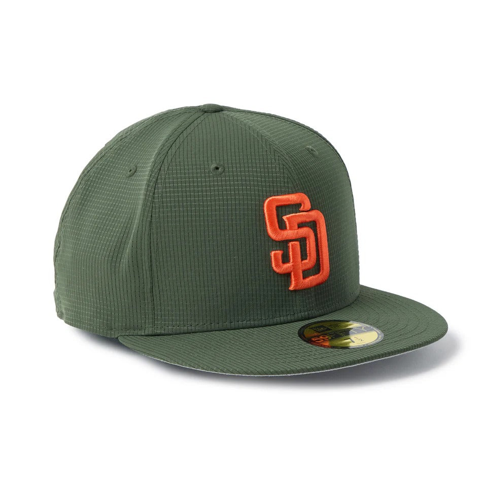 NEW ERW San Diego Padres - 59FIFTY OUT DOOR TECH AIR DOT AIR DARK GREEN【14774429】