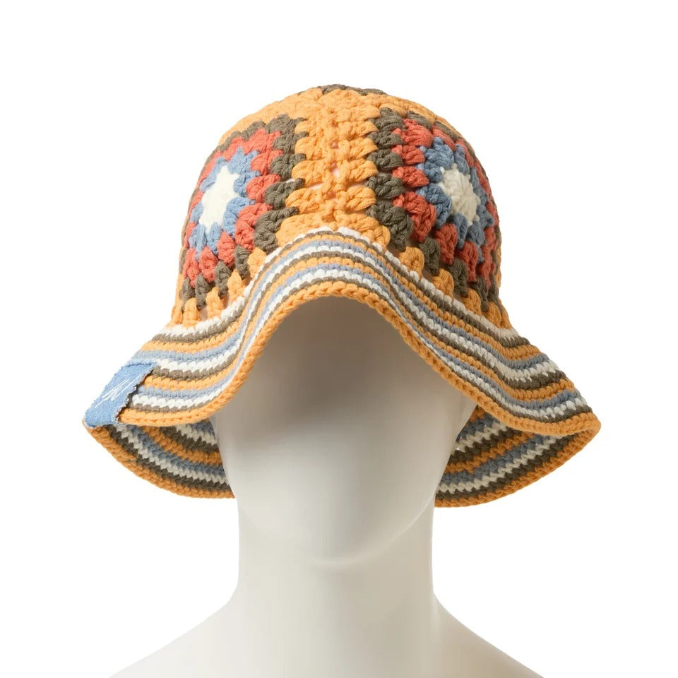 NEW ERA -  CROCHET KNIT BUCKET EXPLORER SEAN WOTHERSPOON TANGO ORANGE【15156374】