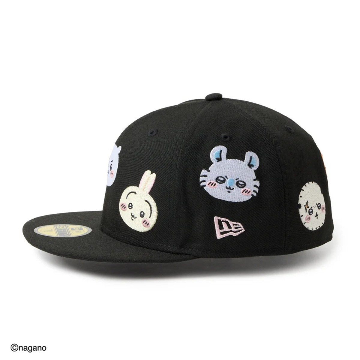 NEW ERA - 59FIFTY ちいかわ / キャラALL OVER ブラック【14864521】