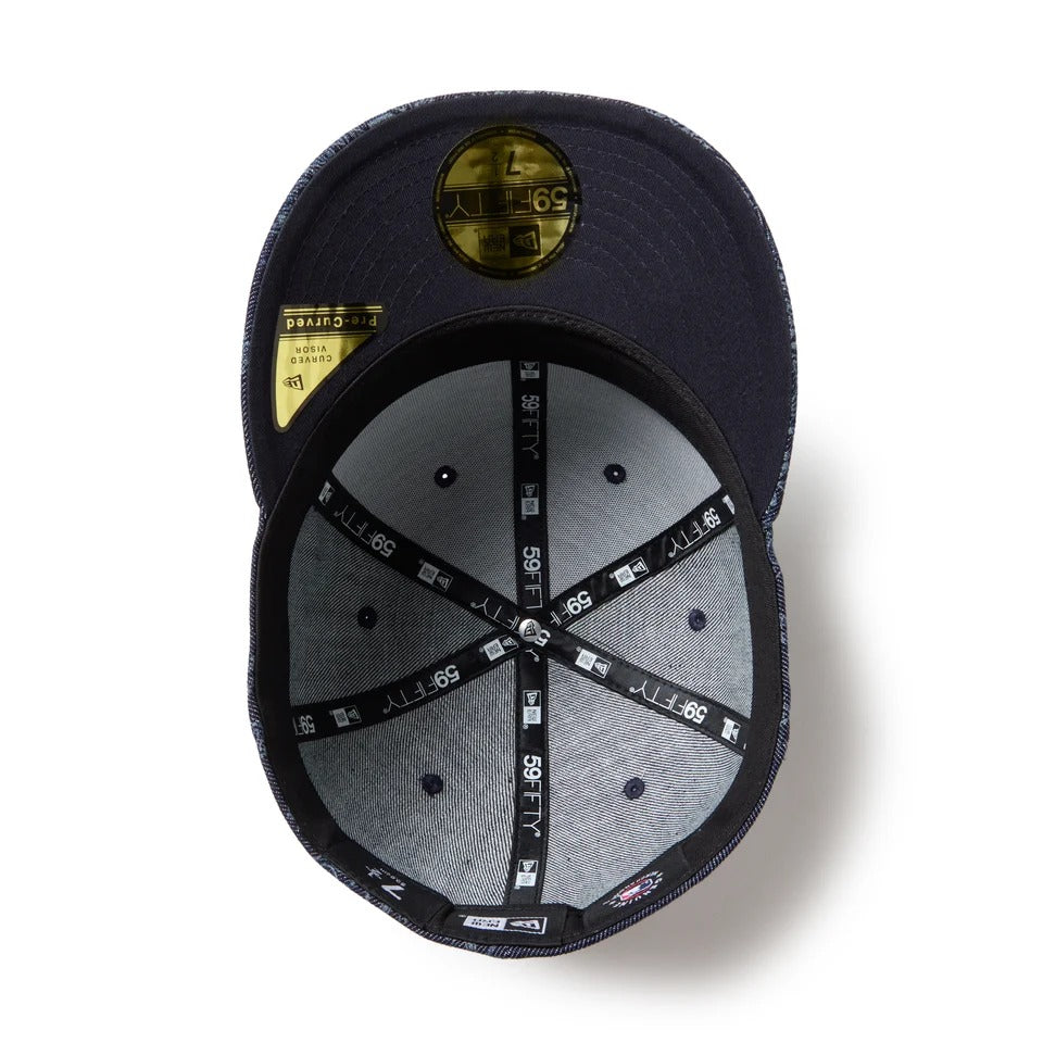 NEW ERA - NEW YORK YANKEES LAS BUR OUT PC 59FIFTY DENIM【15136904】