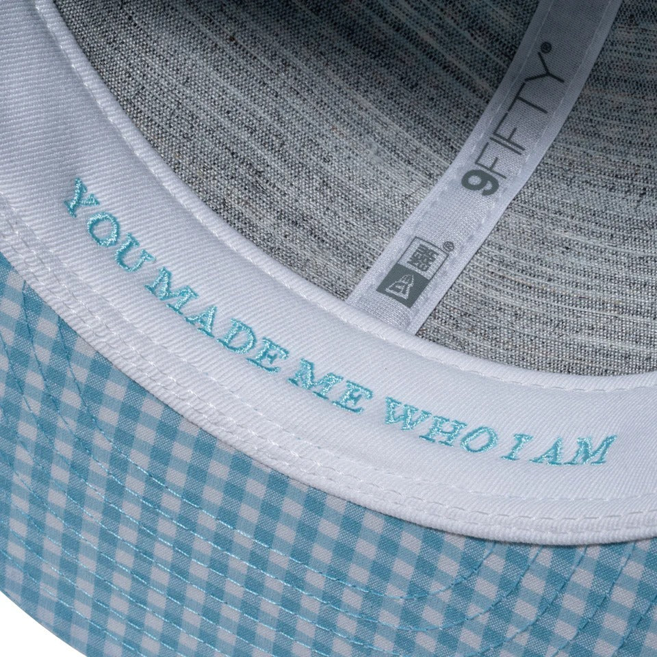 NEW ERA Los Angeles Dodgers - 9FIFTY Soft Buckram Father's Day CHECK LIGHT BLUE【15146310】