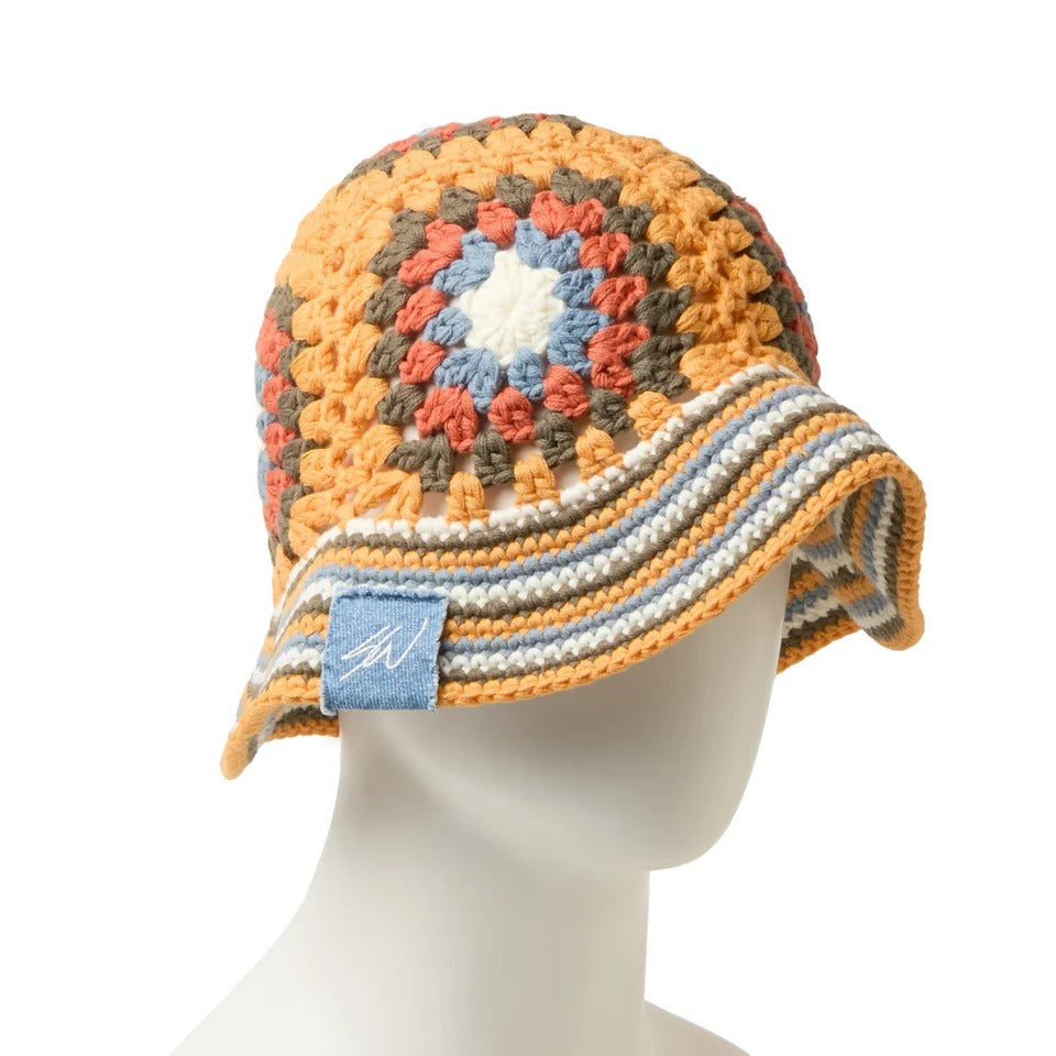 NEW ERA -  CROCHET KNIT BUCKET EXPLORER SEAN WOTHERSPOON TANGO ORANGE【15156374】