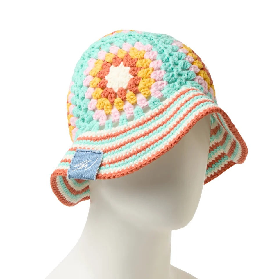 NEW ERA - CROCHET KNIT BUCKET EXPLORER SEAN WOTHERSPOON BLUE TINT【15156375】