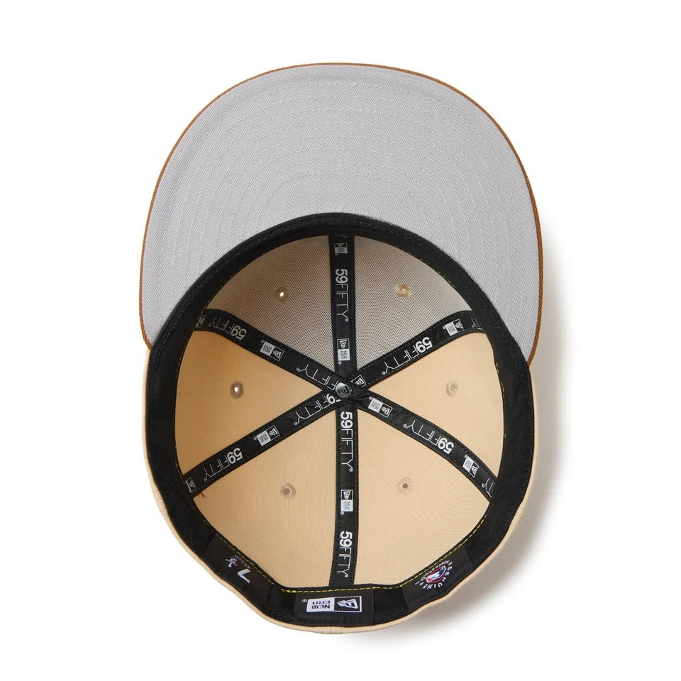 NEW ERA - 59FIFTY POWERED BY GORO NEW YORK YANKEES OAT MILK / TIRAMISU【15175514】