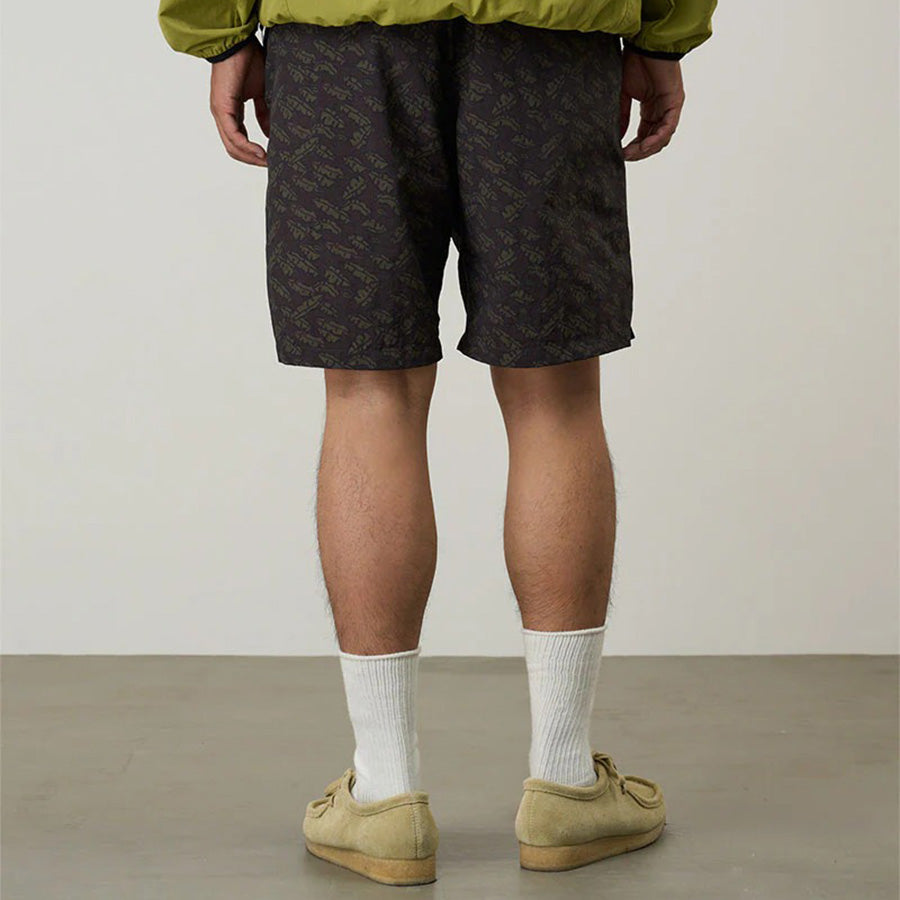 Gramicci - NYLON PACKABLE G-SHORT BROWN LEAF【G6SM-P082】