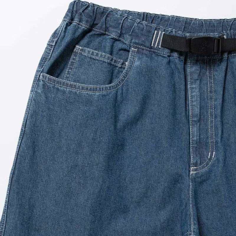 Gramicci - JAPANESE CHAMBRAY DOUBLE KNEE BLUE【G6SM-P015】